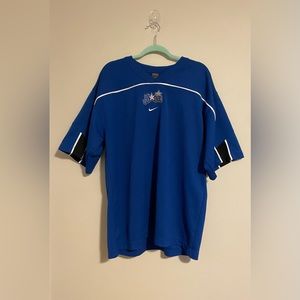 EUC Vintage Nike Blue & White Orlando Magic Pullover Jersey size large